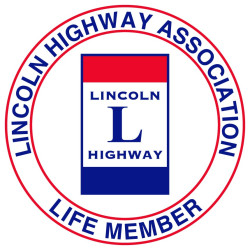 Window Sticker - Lincoln Highway Association LIFE Member