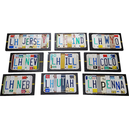 License Plate Signs (Stock Design) License Plate Signs (Stock Design)